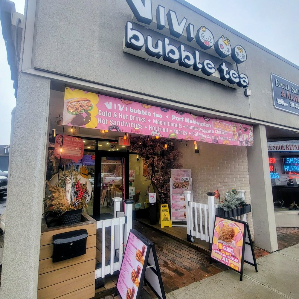 Vivi Bubble Tea - Store front entrance. - Bubble Tea Near Me - Port Washington, New York