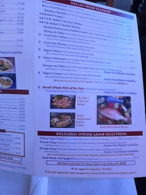 Menu photo 4 Hellas Restaurant Tarpon Springs, FL