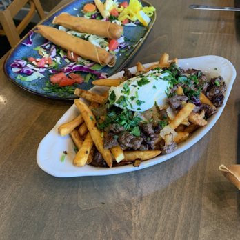 Sofra Grill - Steak fries, cheese rolls minus two pieces. - Mediterranean Near Me - South San Francisco, California