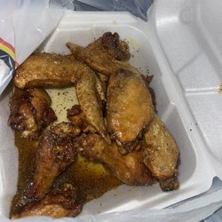 ANF Gyros & Grill - 10 Piece Lemon Pepper Chicken Wings