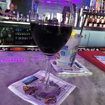 Poseidon - This big glass of Cabernet was only $4 for happy hour! - Seafood Near Me - Hilton Head Island, South Carolina Poseidon - This big glass of Cabernet was only $4 for happy hour! - Seafood Near Me - Hilton Head Island, South Carolina