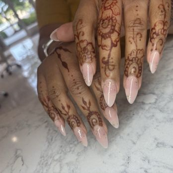 DeVinn Nail Bar - Nude, full set with design - Nail Salons Near Me - Chesapeake, Virginia DeVinn Nail Bar - Nude, full set with design - Nail Salons Near Me - Chesapeake, Virginia