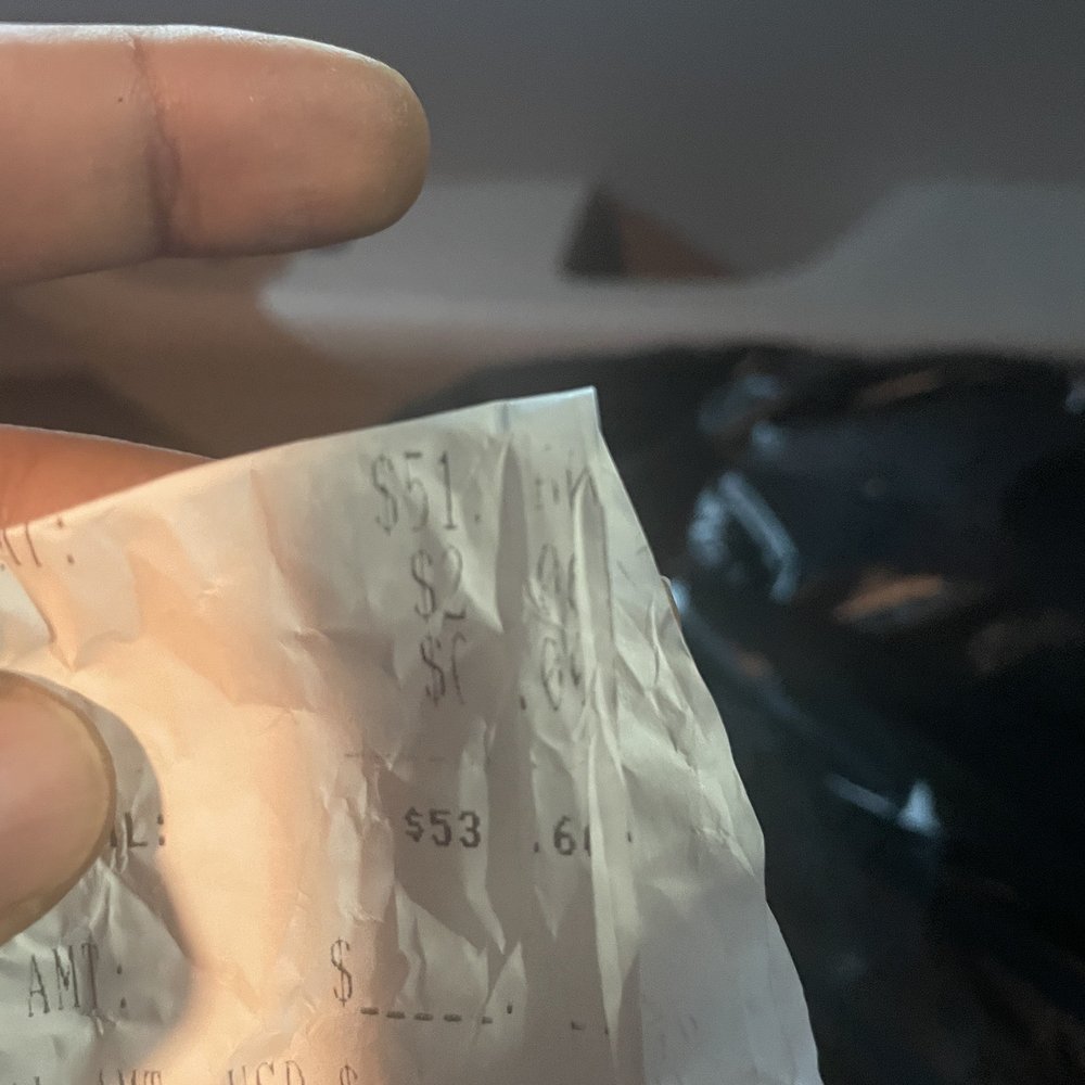Receipt of order Receipt of order