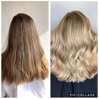 Melissa Hoffmann Hair - Highlight & balayage blonde transformation - Hair Stylists Near Me Melissa Hoffmann Hair - Highlight & balayage blonde transformation - Hair Stylists Near Me