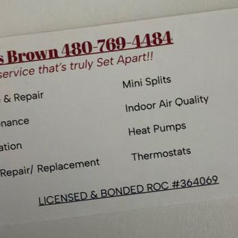 Set Apart Heating & Cooling - Business card - Heating & Air Conditioning/HVAC Near Me - Peoria, Arizona Set Apart Heating & Cooling - Business card - Heating & Air Conditioning/HVAC Near Me - Peoria, Arizona