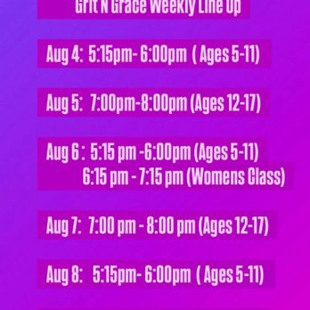 Grit N Grace - Schedule - Gymnastics Near Me - Watsonville, California Grit N Grace - Schedule - Gymnastics Near Me - Watsonville, California