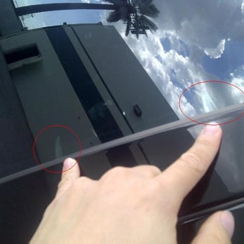 Excel Car Stereo & Tint - Excel's poor tinting job - took with my cell phone. Some are harder to see but the bubble/particles are there. - Car Stereo Installation Near Me - Torrance, California Excel Car Stereo & Tint - Excel's poor tinting job - took with my cell phone. Some are harder to see but the bubble/particles are there. - Car Stereo Installation Near Me - Torrance, California