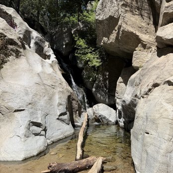 Heart Rock - Waterfall just below heart rock - Hiking Near Me - Crestline, California Heart Rock - Waterfall just below heart rock - Hiking Near Me - Crestline, California
