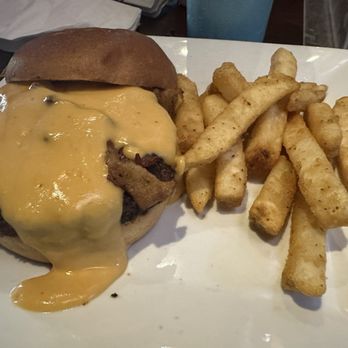 Island Cloud Grill - Beer cheese burger with fries - Tacos Near Me - St. Cloud, Florida