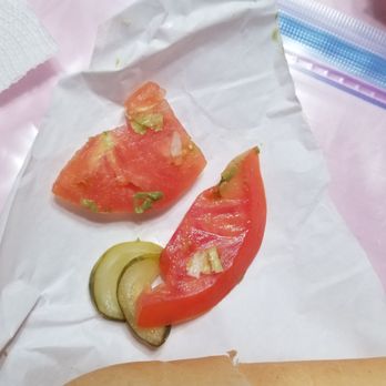 LC Imports - Tomatoes and pickle - Pizza Near Me - La Canada, California