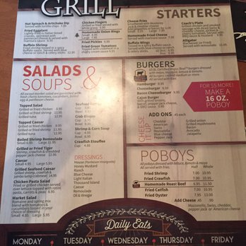 Sammys Grill - Menu - Seafood Near Me - Baton Rouge, Louisiana Sammys Grill - Menu - Seafood Near Me - Baton Rouge, Louisiana
