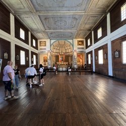 Old Cataldo Mission State Park - Inside of the mission