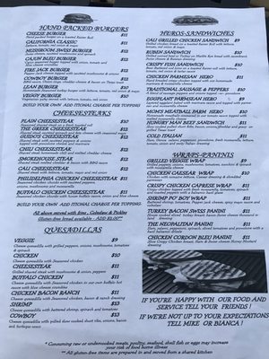 Menu photo 5 Murph's Hideaway Pocono Lake, PA