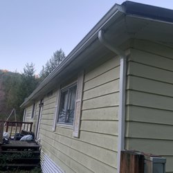 This Thing of Ours Gutters - 5k style gutter in matte white