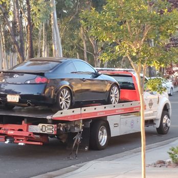 Loyal Towing - G35 being towed - Towing Near Me - San Diego, California Loyal Towing - G35 being towed - Towing Near Me - San Diego, California