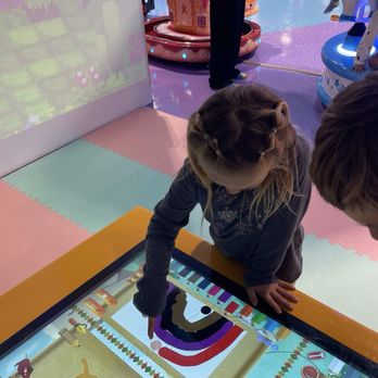 Candeeland Wonderpark - This is a fun table. Design at the table and see your work come alive on the big screen on the wall. - Indoor Playcenter Near Me - Carlsbad, California Candeeland Wonderpark - This is a fun table. Design at the table and see your work come alive on the big screen on the wall. - Indoor Playcenter Near Me - Carlsbad, California