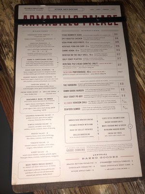 Menu photo 4 Goode Company Armadillo Palace Houston, TX