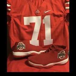 Quality Stitch Embroidery - These are a pair of Air Jordan futures they put in Ohio State patch on for me