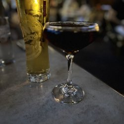 Teca - Peroni beer and The Bitter Man drink