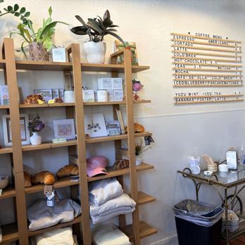 Butter & Crumble - Interior (Merch + Drink Menu) - Bakeries Near Me - San Francisco, California