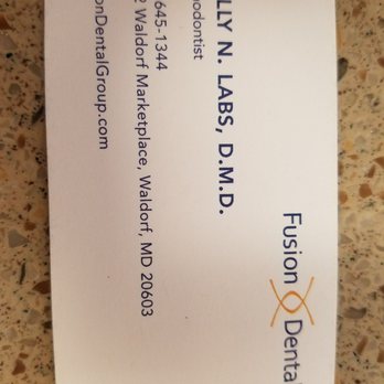 Fusion Dental - Waldorf - Great dentist I've worked w/ at Fusion. Of note, Dr. Labbs is personable,  friendly and makes sure you're comfortable with your treatment. - Oral Surgeons Near Me - Waldorf, Maryland