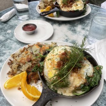 Plums Cafe - Shirred eggs x2 - Breakfast & Brunch Near Me - Costa Mesa, California Plums Cafe - Shirred eggs x2 - Breakfast & Brunch Near Me - Costa Mesa, California