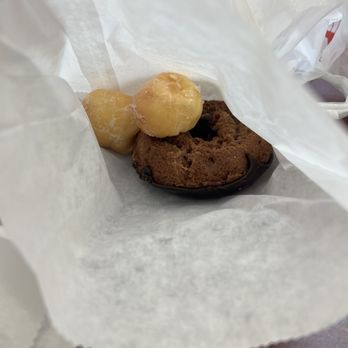 U.S. Donuts - Chocolate Cake donut with donut holes - Donuts Near Me - Riverside, California