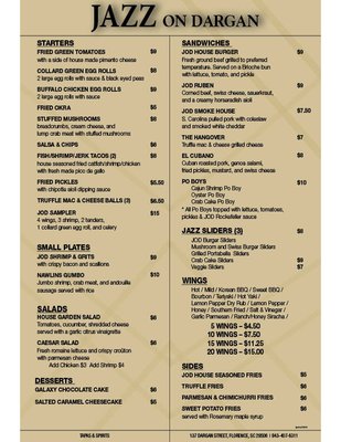 Menu photo 6 Jazz on Dargan Florence, SC Menu photo 6 Jazz on Dargan Florence, SC