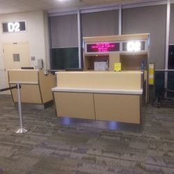 Spirit Airlines - Waiting patiently to board the plane