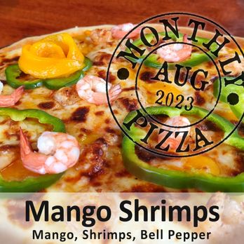 Levantin - Pizza of the Month, August 2023: Mango Shrimps! - Cocktail Bars Near Me - Malay, AKL