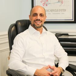 ABChiropractic Family & Wellness - Dr Mario Awwad in his office