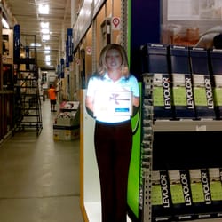Lowe's Home Improvement - Ok, this was a little creepy. A cut-out that talks and moves some.