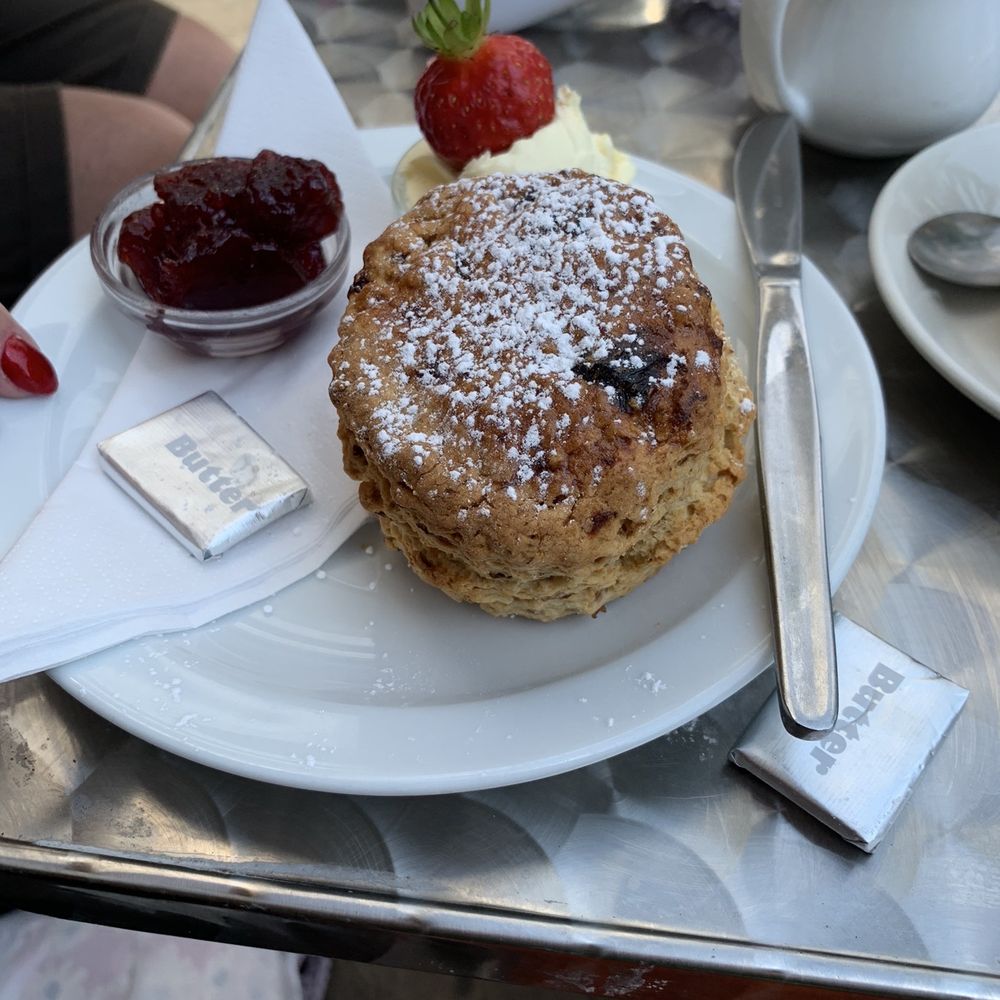 The Buttery - Fruit scone, butter, strawberry jam, clotted cream and a generous pot of tea. - British Near Me - Chichester, WSX
