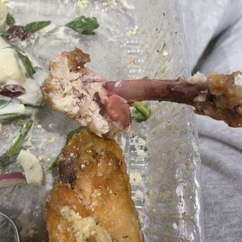 Ynot Italian - Undercooked pink chicken - Pizza Near Me - Virginia Beach, Virginia Ynot Italian - Undercooked pink chicken - Pizza Near Me - Virginia Beach, Virginia