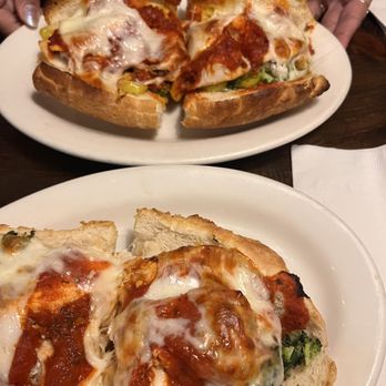 The Big Cheese & Pub - Chicken Spinoccoli one with broccoli and one with spinach - Pizza Near Me - Cranston, Rhode Island
