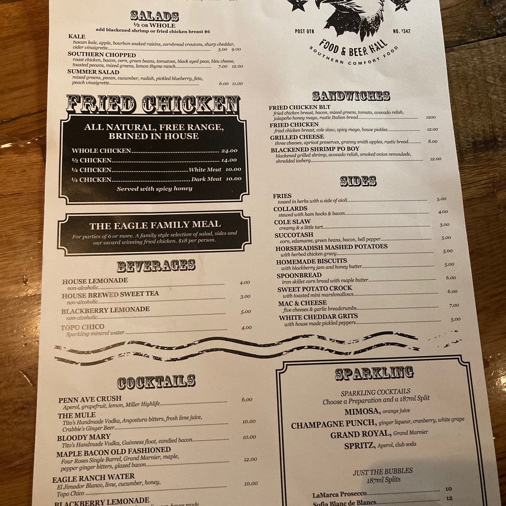 The Eagle OTR - Menu - American Near Me - Cincinnati, Ohio The Eagle OTR - Menu - American Near Me - Cincinnati, Ohio