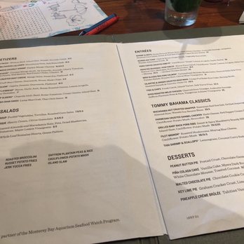 Tommy Bahama - Menu - Seafood Near Me - Naples, Florida Tommy Bahama - Menu - Seafood Near Me - Naples, Florida