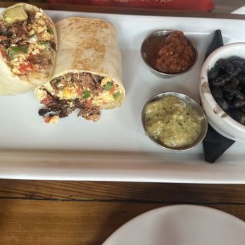 Seven Mile Cafe - Southwest Breakfast Burrito - Breakfast & Brunch Near Me - Denton, Texas