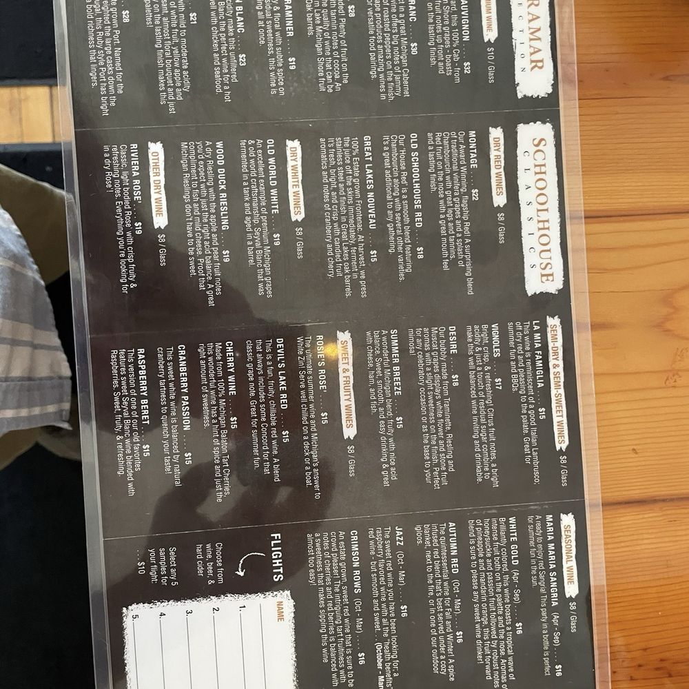 Cherry Creek Cellars - Menu - Wineries Near Me - Brooklyn, Michigan