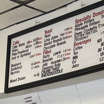 Stan the Donut Man - the menu for the donut shop - Donuts Near Me - Dayton, Ohio Stan the Donut Man - the menu for the donut shop - Donuts Near Me - Dayton, Ohio