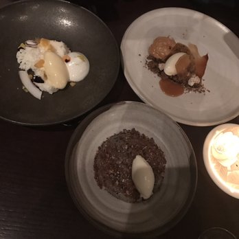 Boka - Different types of desserts - New American Near Me - Chicago, Illinois