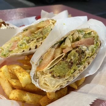 Caravan Grill - Falafel Sandwich + Combo (fries and drink) - Halal Near Me - Tucson, Arizona
