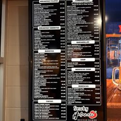 Smoky Habanero - Menu