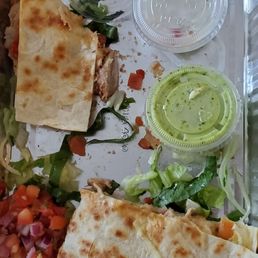 Chicken quesadello uses dark meat. Gross Chicken quesadello uses dark meat. Gross