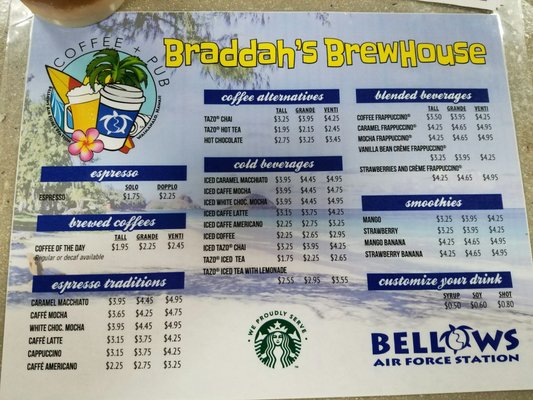 Menu photo 3 Braddah's Cafe Waimanalo, HI Menu photo 3 Braddah's Cafe Waimanalo, HI