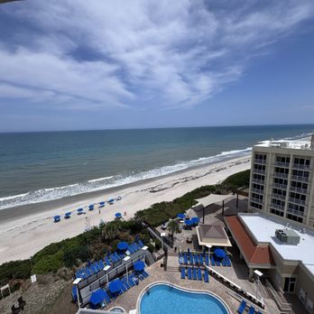 Hilton Melbourne Beach Oceanfront - View from our "Oceanfront" 10th floor room. - Hotels Near Me - Melbourne, Florida Hilton Melbourne Beach Oceanfront - View from our "Oceanfront" 10th floor room. - Hotels Near Me - Melbourne, Florida
