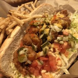 Marley’s Jr - SHRIMP PO' BOY + three potatoes'-worth of the most perfect fries