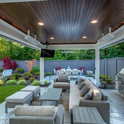 Alderwood Landscaping Architecture Construction - Outdoor structure and living room area
