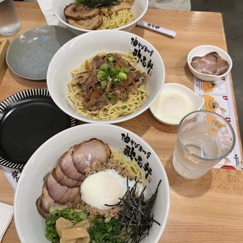 Kajiken - Original, sukiyaki, and niku miso (sauces are at the bottom of the bowl) - Ramen Near Me - Baltimore, Maryland Kajiken - Original, sukiyaki, and niku miso (sauces are at the bottom of the bowl) - Ramen Near Me - Baltimore, Maryland