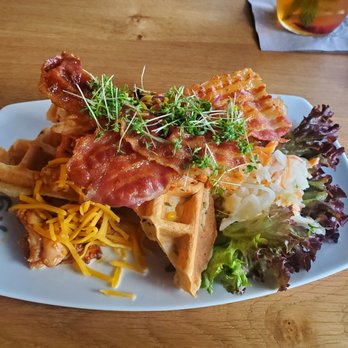 majigs - Bistro & Café - BBQ Chicken Waffle. - Cafes Near Me - Volkach, BY majigs - Bistro & Café - BBQ Chicken Waffle. - Cafes Near Me - Volkach, BY